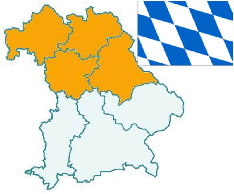Norden von Bayern