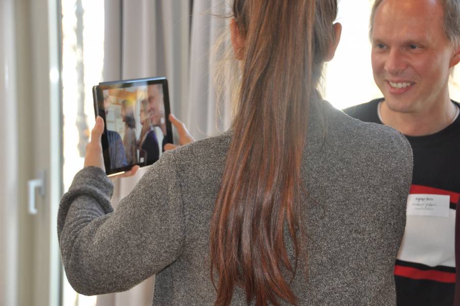 Austausch beim Social-Media-Workshop